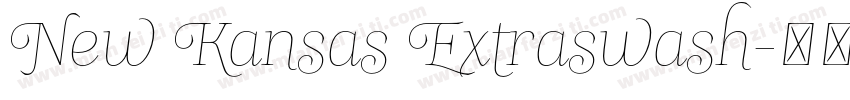 New Kansas Extraswash字体转换
